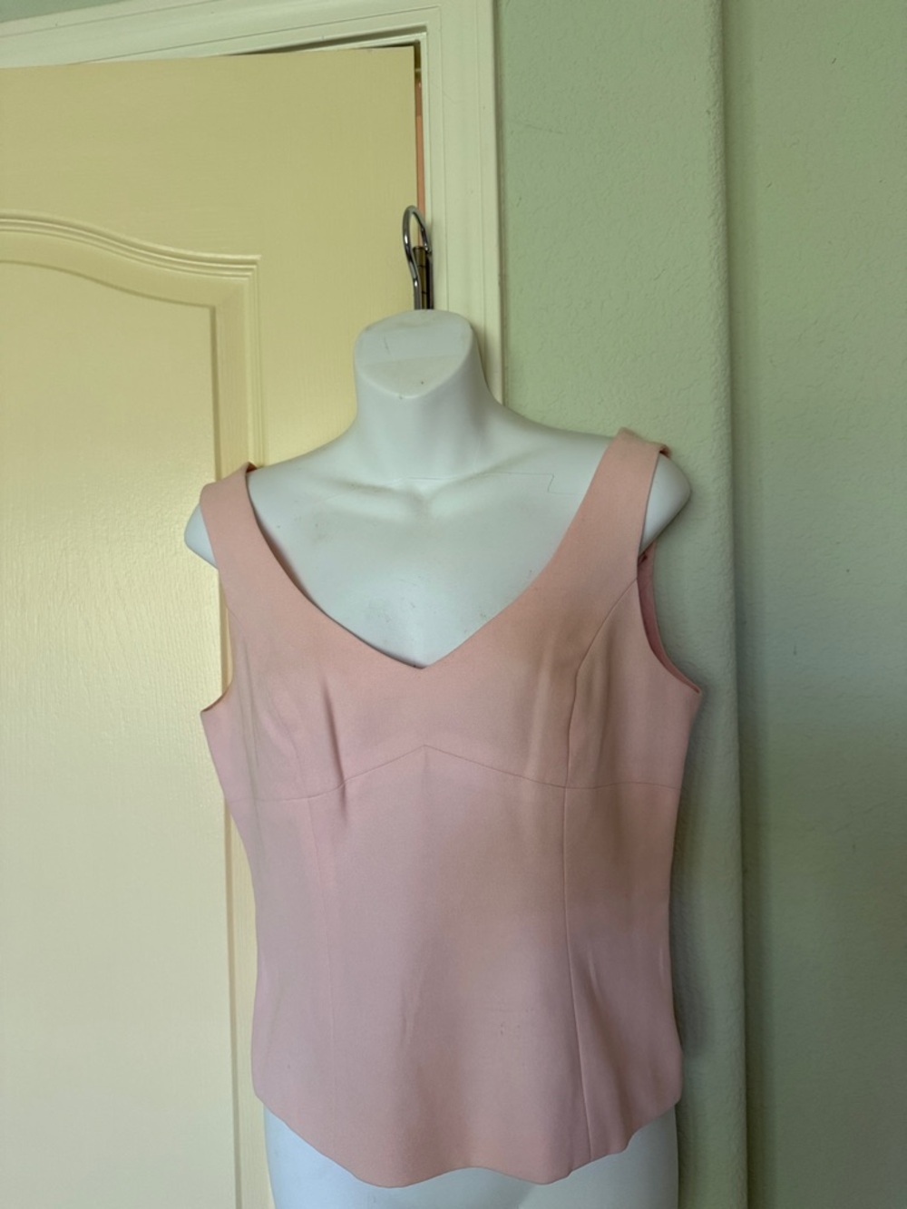 BCBG MaxAzria  structured top with side zipper.